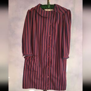 Vintage Holt Renfrew Striped Mini Dress